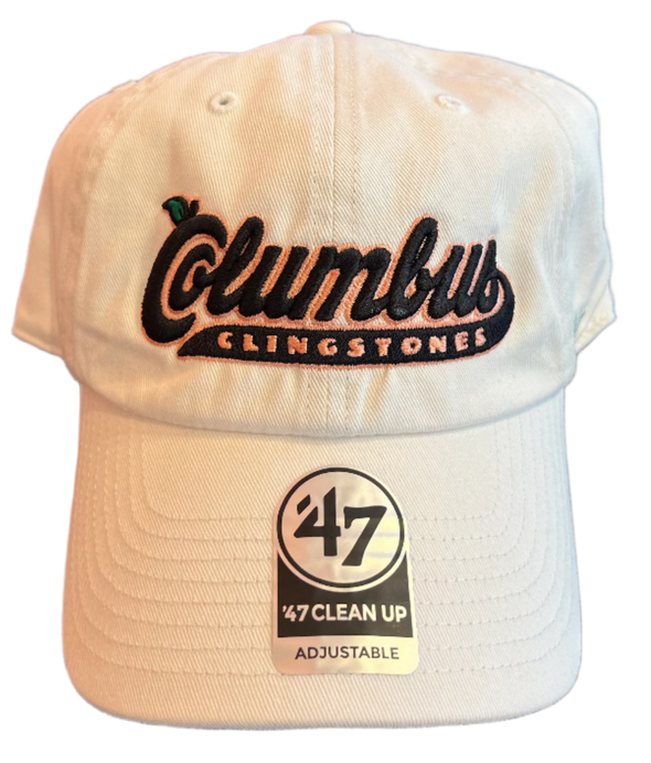 '47 Columbus Script White Adjustable Clean Up