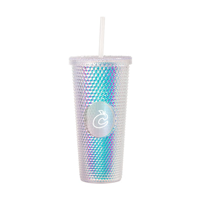 24 oz Studded Iridescent Tumbler