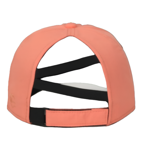 Womens Ponytail Peach Hat