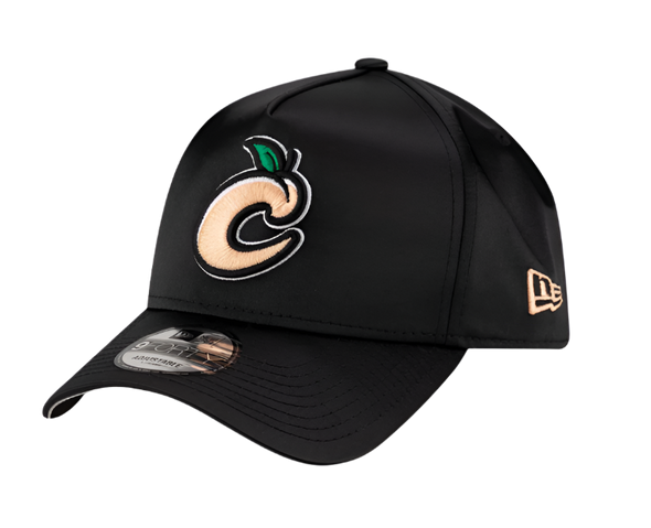 Black Satin 940 A-Frame Snapback